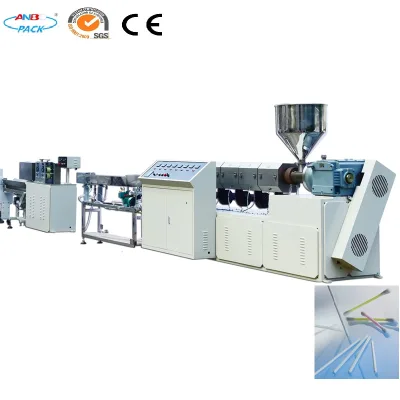 Automatic PP Straw Lollipop Stick Making Machine Plastic Cotton Swab Stick for Sale with Factory Price