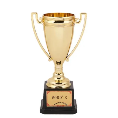 Factory Supply Simple Design Exquisite Luxury Big Cheap Plastic Trophy