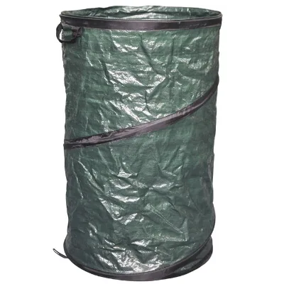 95L Pop up Garden Waste Bag Strong Reusable Durable Gardening Weeding Bin Trash Tidy Waste Bin Refuse Sack Bag Leaves Grass Cutt