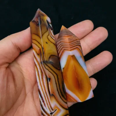 Wholesale High Quality Sardonyx Red Agate Tower Polished Stone Point Crystal Crafts Reiki for Collectible & Gift