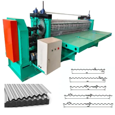 High Quality Corrugated Roll Forming Machine Barrel Type Iron Sheet Making Machine Manufacturer