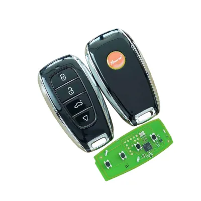 Car Key Manufacturer Wholesale XHORSE VVDI-84 for Style 4 Buttons Universal Smart Key Black ABS+Metal