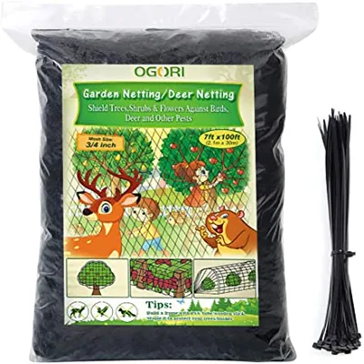 20-50GSM High Quality Strong PP Plastic Stretch Anti Bird Mole Netting Chicken Farm Fence Deer Nets