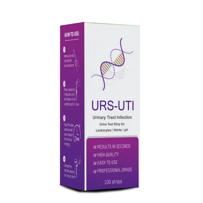 Easy to Use  3 in 1 Urinary Tract Infection Test Strips  Leukocytes, Nitrite, PH Testing 100pcs Per Bottle