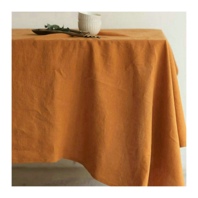 Linen Stitching Tablecloth Custom Table Covers Restaurant Table Cloth