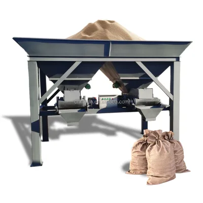 Pedal Type Sand Stone Factory Sand Dam Repair Soil Bagging Sealing Filling Machine