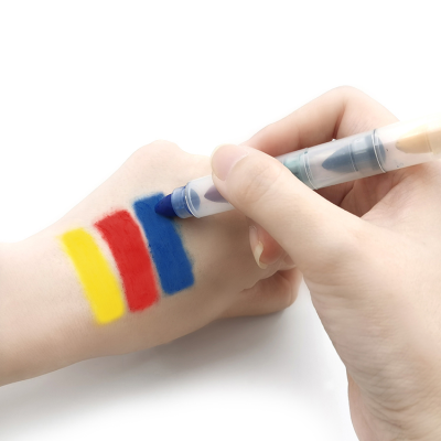 Temporary Kids Body Face Painting Palette Children Rainbow Water-based Face Paint