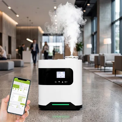 Control Commercial Scent Diffuser Programmable Timing HVAC Compatible Scent Machine for Large Public Venues 2000 Square Meters