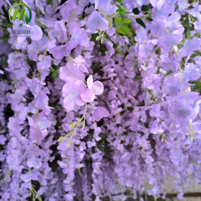 130cm Wall Hanging Artificial Wisteria Flower Artificial Silk Wisteria Flower Wholesale Wedding Backdrop Decorative Flowers
