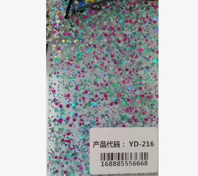 Glitter Cast Acrylic Sheet for Decoration Polka Dots Pastel Pink Clouds Acrylic Sheet