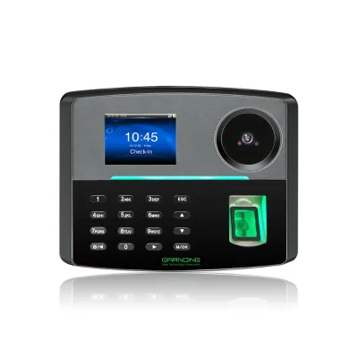 Palm Card Recognition Fingerprint Reader Access Control Device Motion Detection Cloud Storage Android OS LED Display for Time