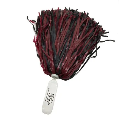 Features 500 Plastic Streamers Pompoms Attached to Molded Plastic Stick Handle