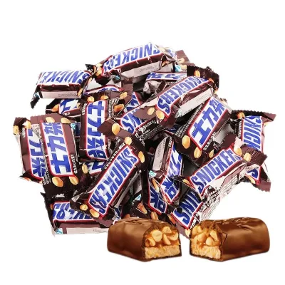 Wholesale 140g Sweet Peanut Dark Chocolate Nut Snack Bar Bean Pattern Additional Ingredients Candy Jam Milk Flavor