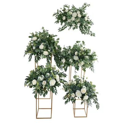 Geometric Metal Flower Stand for Wedding and Party Event Decoration Home Use Supplies