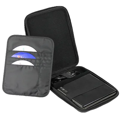 Factory Custom High Quality Travel EVA Hard CD Case for Blu-Ray Rewriter