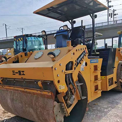 Second-hand Single Steel Wheel Road Roller sany str100c Good Working Condition Used Smart Compaction Rollers for Road