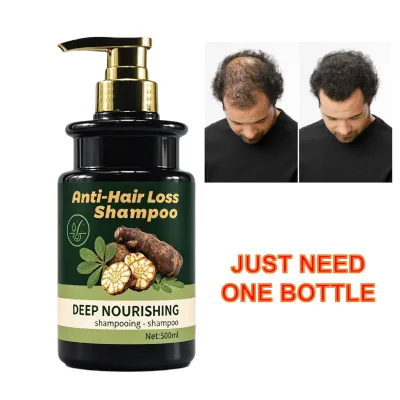 Polygonum Multiflorum Anti-Hair Loss Shampoo 500ml, Deep Nourishing Scalp Cleansing Strengthen Hair Roots Shampoo