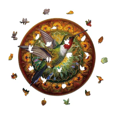 Best Manufacturer 500 Pieces Sublimation Mdf Wood Jigsaw Puzzle Eco Friendly Laser Cutting for Wooden Jigsaw Puzzles