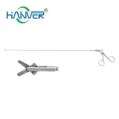 Gynecological Instruments Endoscopic Flexible Hysteroscopy Scissors Stainless Steel 2*385mm