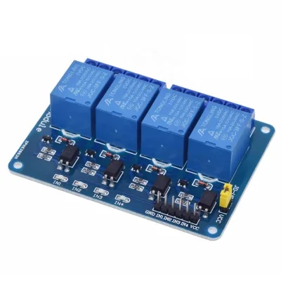 JEO New 5V 4 Channel Relay Module with Low Level Trigger Arduino UNO R3 Electrical control board with indicator light