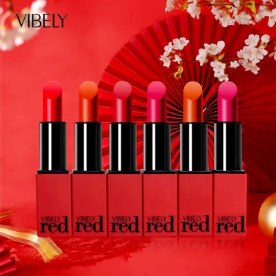 Luxury 10 Color High Pigment Red Smooth Matte Lipstick Natural Nonstick Cup Waterproof Velvet Lipstick
