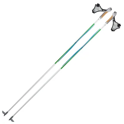 Factory Wholesale 100% Carbon Fiber Cross Country Ultra Light Ski Poles for Winter Sports Skiing