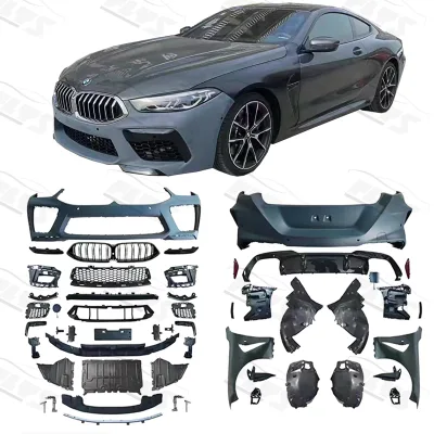 8 Series G14 G15 Upgrade to M8 Car Bumpers Fenders Front Lip Rear Diffuser Perfect Fitment