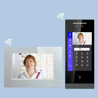 NFC card access Face Recognition WiFi IP Multi Apartment Video Door Phone
