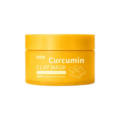 Turmeric Curcumin Clay Mask Deep Pore Cleansing Brightening Pore Minimizer Non Drying Face Mask