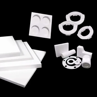 New white PTFE anti-static high temperature resistant CNC machining custom carving