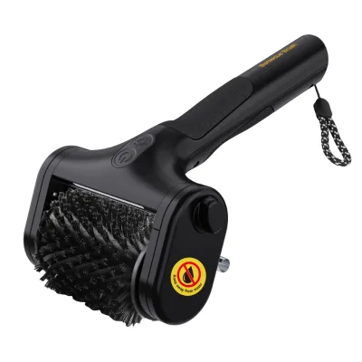 Battery-Powered Roller Barbecue Brush with Stainless Steel for Thorough Cleaning of Cross-Border Electric Grill-New Model
