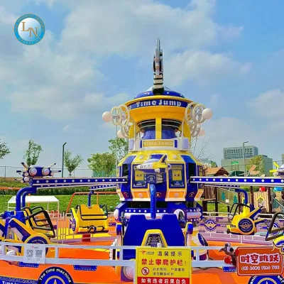 Romantic 16-Seater 360 Degree Rotating Dance Rides Fashionable Time Jump Attractions on Sale for Amusement Parks