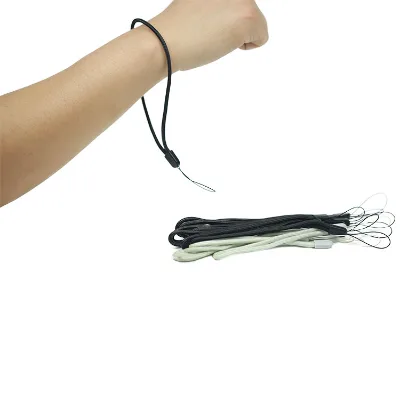 Custom Short Anti-lost Carrying Hand Wrist Strap Lanyard Rope for Hiking Trekking Walking Poles Cane Stick Alpenstock Torch Usb