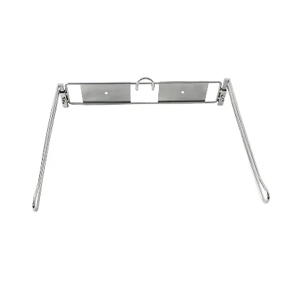 Detachable Chrome Iron Plastic Bag Holder, Durable Wall Mount Shopping Bag Storage Hanger for Kitchen