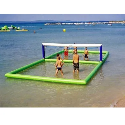 Portable Inflatable Outdoor Sports air Court Volleyball Court for Water Park
