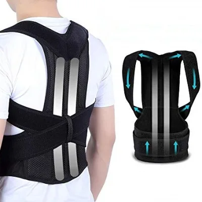 2025 New Private Label Logo Adjustable Posture Corrector De Postura Ojeras Juanetes Clavicle Back Support Shoulder Protection