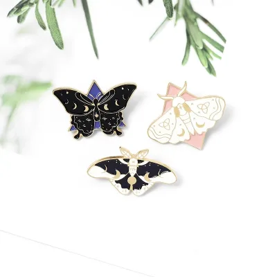 Flamingo Owl Bird Crow Butterflies Butterfly Custom Metal Crafts Badges Lapel Pins Enamel Pins