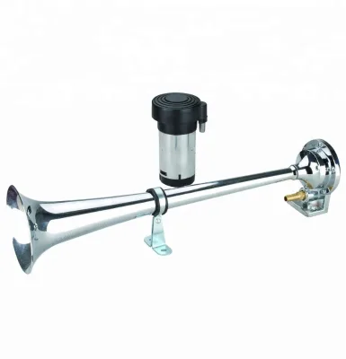 135DB Single Trumpet 385mm Air Horn Compressor Kit for Car 12V Vehicle Truck