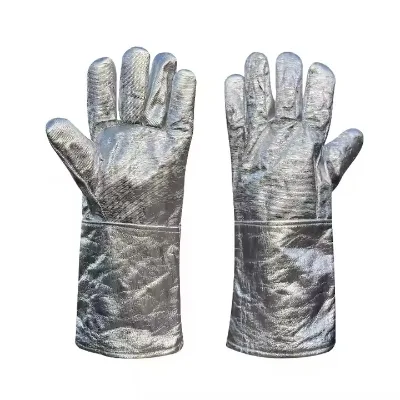 Various Good Quality Insulated High Temperature Gloves Wear-Resistant Radiant Gloves Leather Safety Gloves