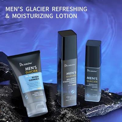 OEM Men New Face Lotion Facial Moisturizing Cream Hydrating & Revitalizing Cream Men's Glacier Refreshing & Moisturizing Lotion