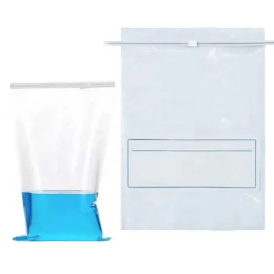 Lab  Sampling Bag with Wire Sterile Homogeneous Bag Thickened  Water Sample Collection Bag