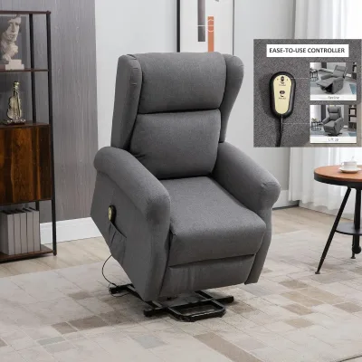 Lift up Recliners by Electric Remote Button Standing Assistance Designed Sofa for the Elderly People
