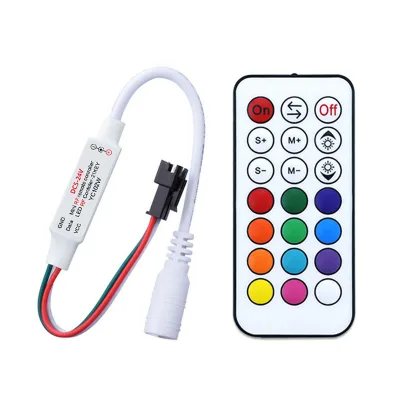 DC5-24V SPI signal SM16703.UCS1903.WS2811.WS2812B Full Color Stril Light Magic RGB SPI Controller with Remote