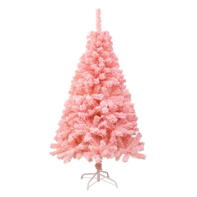 180cm Navidad Pink Color Flock Christmas Tree Yiwu Factory Directly Sale Colorful Promotional Party Supply for Festive Events