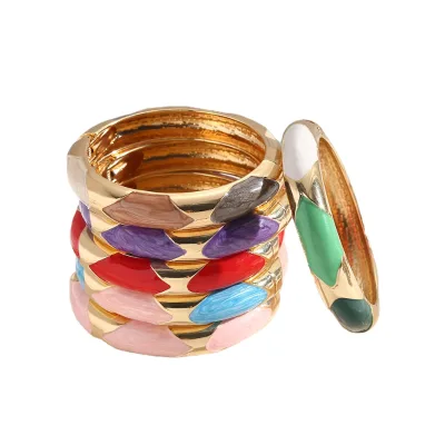 New Fashion Simple Stainless Steel Pendant DIY 18K Real Gold Plated Color for Women Jewelry Accessories