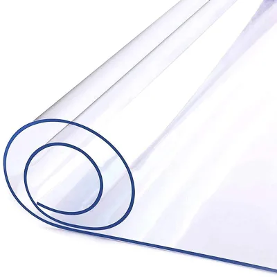 Modern Washable PVC Transparent Reversible Non-Slip Dining Table Cloth Rolls