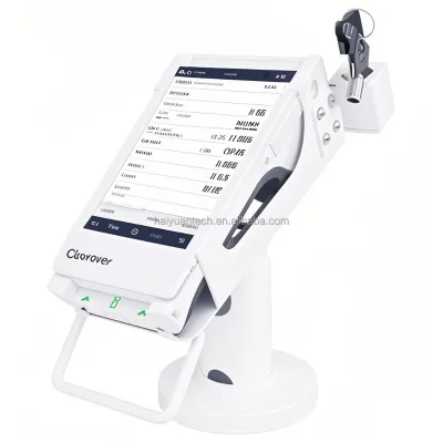 Anti-theft Metal Angle Swivel WPOS-3 Terminal Holder Stand Payment Machine Desktop/Wall Bracket for WISEASY P3 Clover Felix 3/4