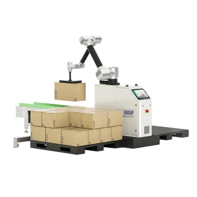 20KG Carton Pallet Robot Multi Gripper Robot Palletizing System Robot Arm Palletizing
