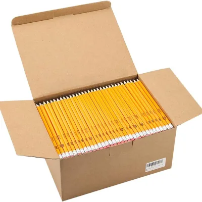 Wholesale Bonvan BVY35 Customized Beautiful Cartoon Printed Art Eraser Multiple Shapes Wooden Promotional Pencils