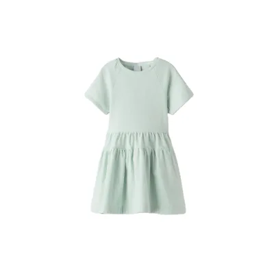 New Style Summer Toddler Girl Green Ruffled Dress
